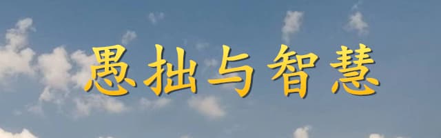 愚拙与智慧